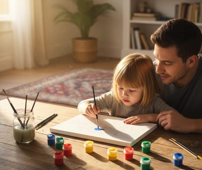 La Peinture par Numéros pour les Enfants et les Parents : L&rsquo;Activité Créative Parfaite à Faire Ensemble à la Maison