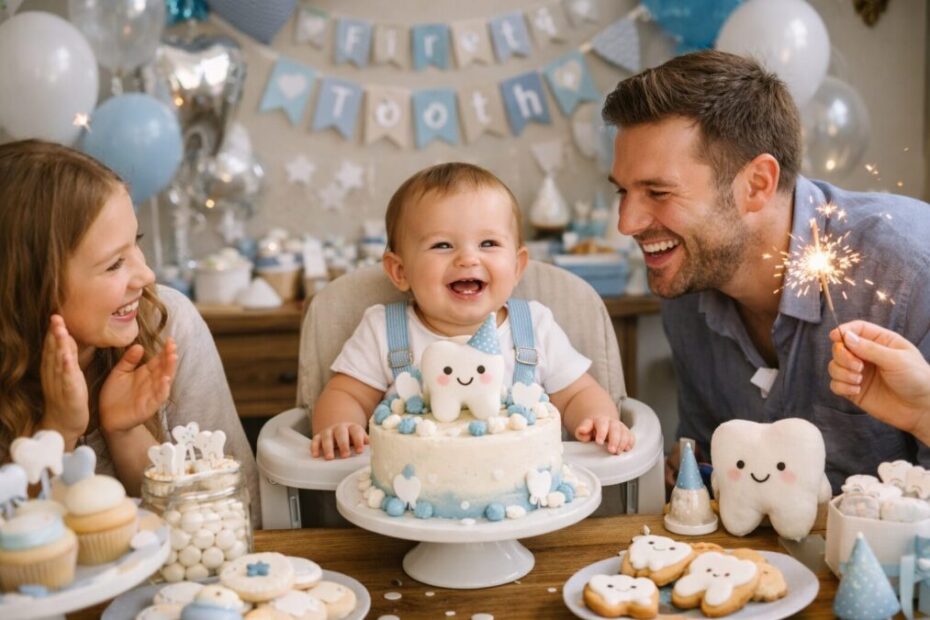 première dent de bébé
